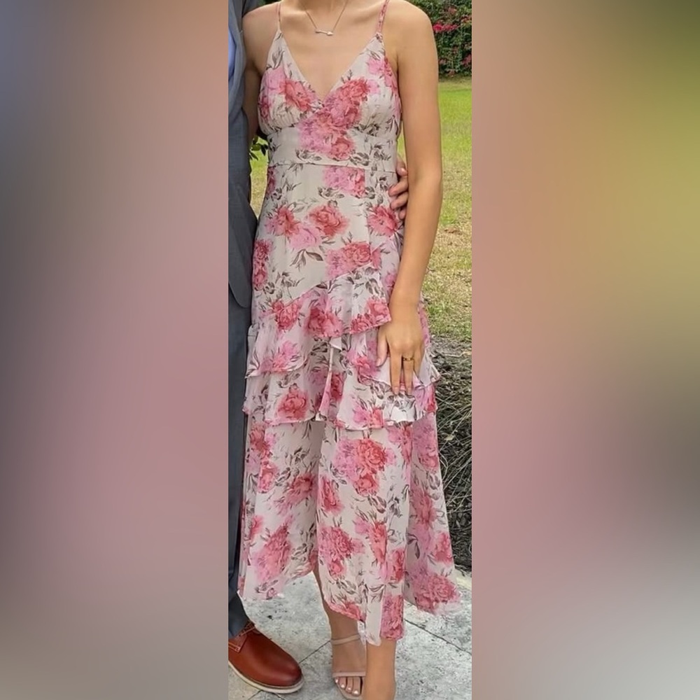Floral Pink Dress